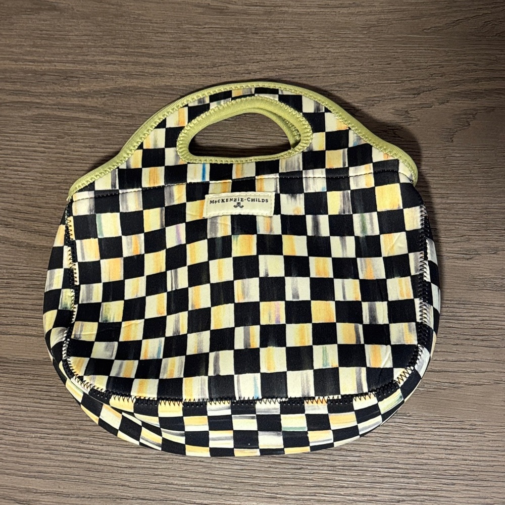 Mackenzie Childs Courtly Check Lunch Tote